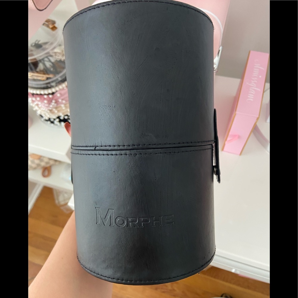 Travel make up brush holder